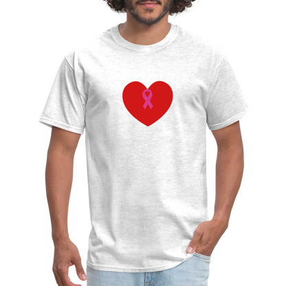 I HEART BOOBIES Unisex Classic T-Shirt - light heather gray