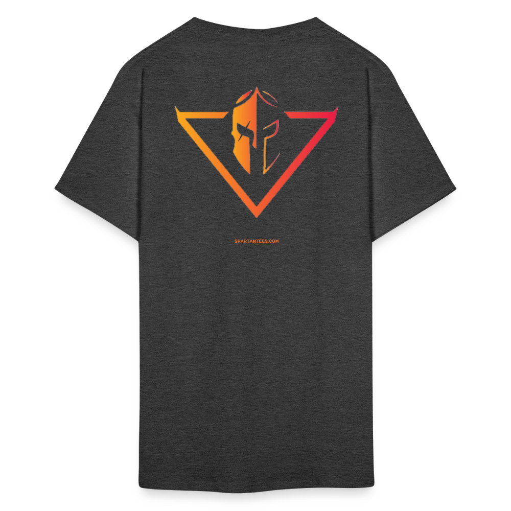 SPARTAN Triangle Large Back - heather black