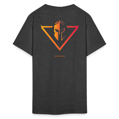 SPARTAN Triangle Large Back - heather black