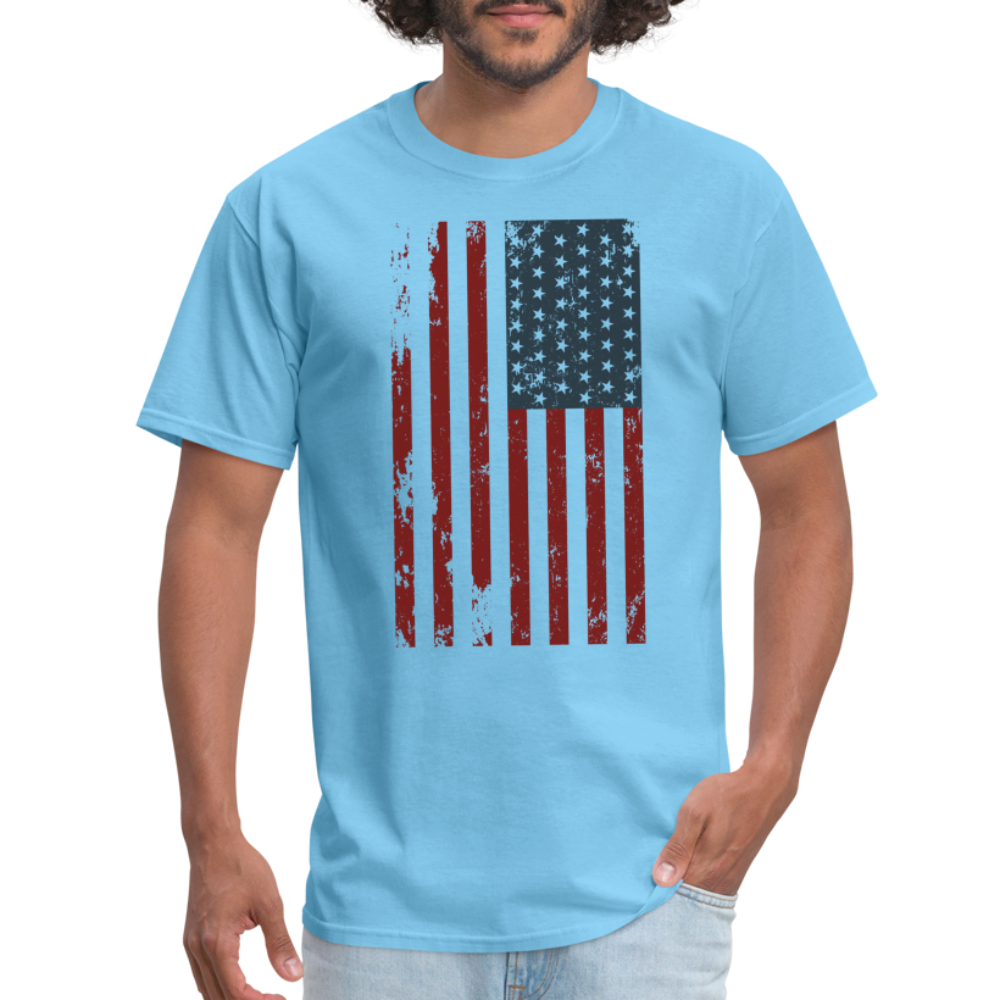 US FLAG - VERTICAL - aquatic blue