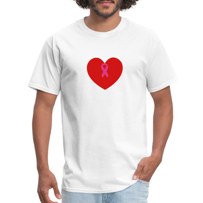 I HEART BOOBIES Unisex Classic T-Shirt - white