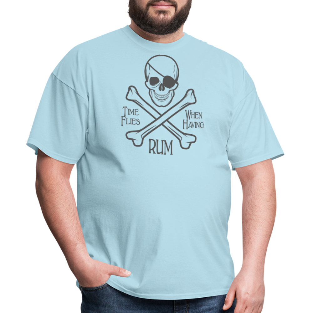 PIRATE RUM Unisex Classic T-Shirt 100% COTTON - powder blue