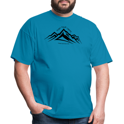 PUSH YOUR LIMITS Unisex Classic T-Shirt - turquoise