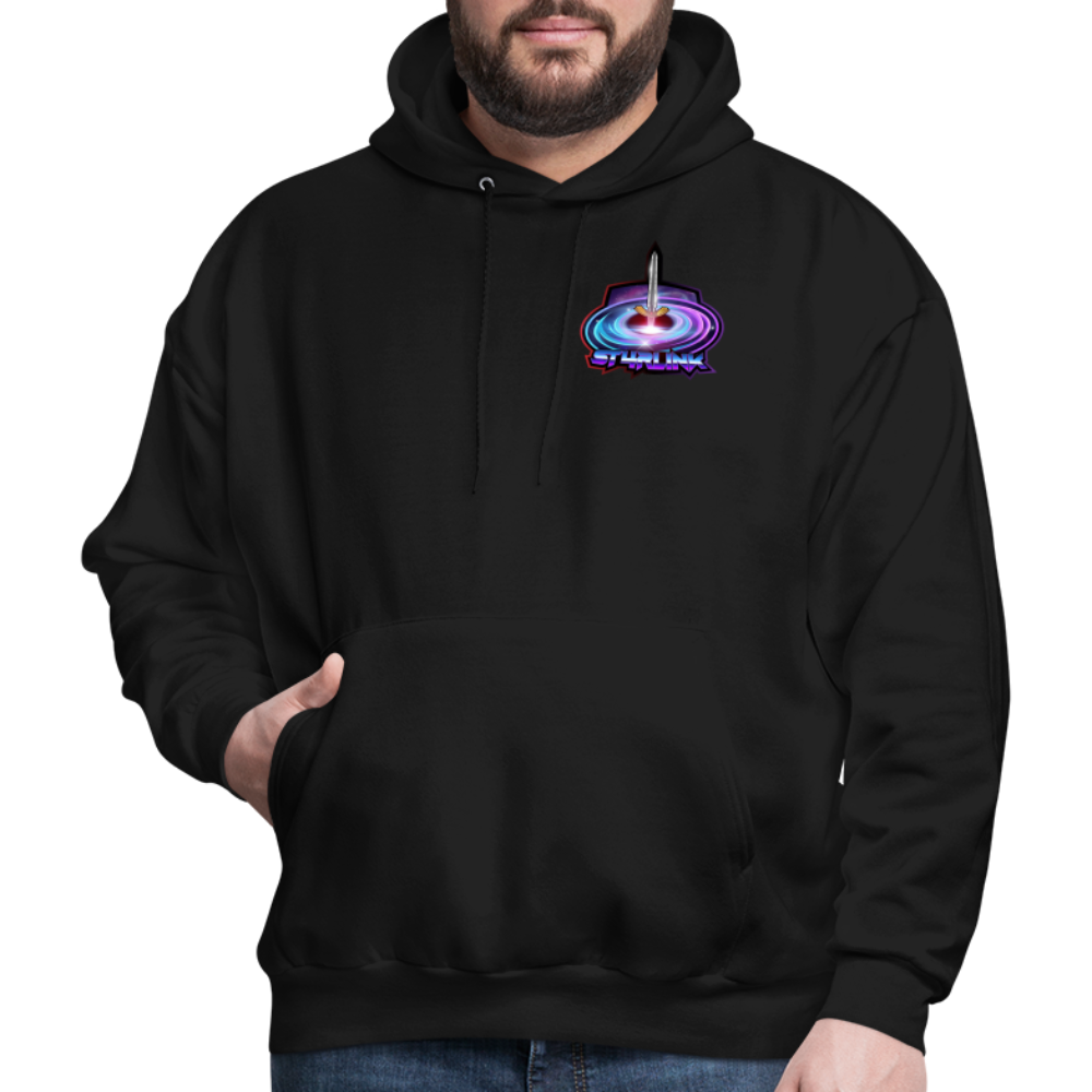 ST4RLINK Men's Hoodie Small Logo - black