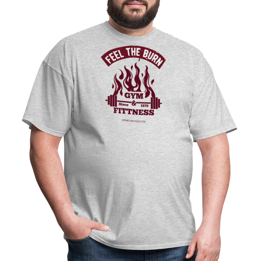 FEEL THE BURN Unisex Classic T-Shirt - heather gray