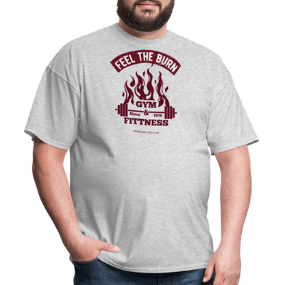 FEEL THE BURN Unisex Classic T-Shirt - heather gray