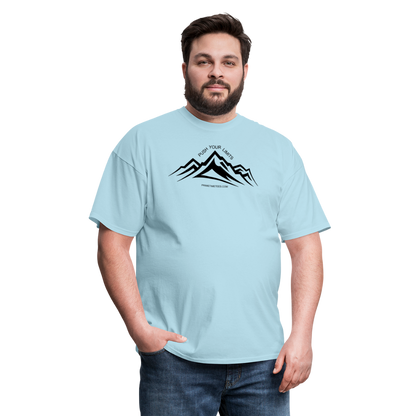 PUSH YOUR LIMITS Unisex Classic T-Shirt - powder blue