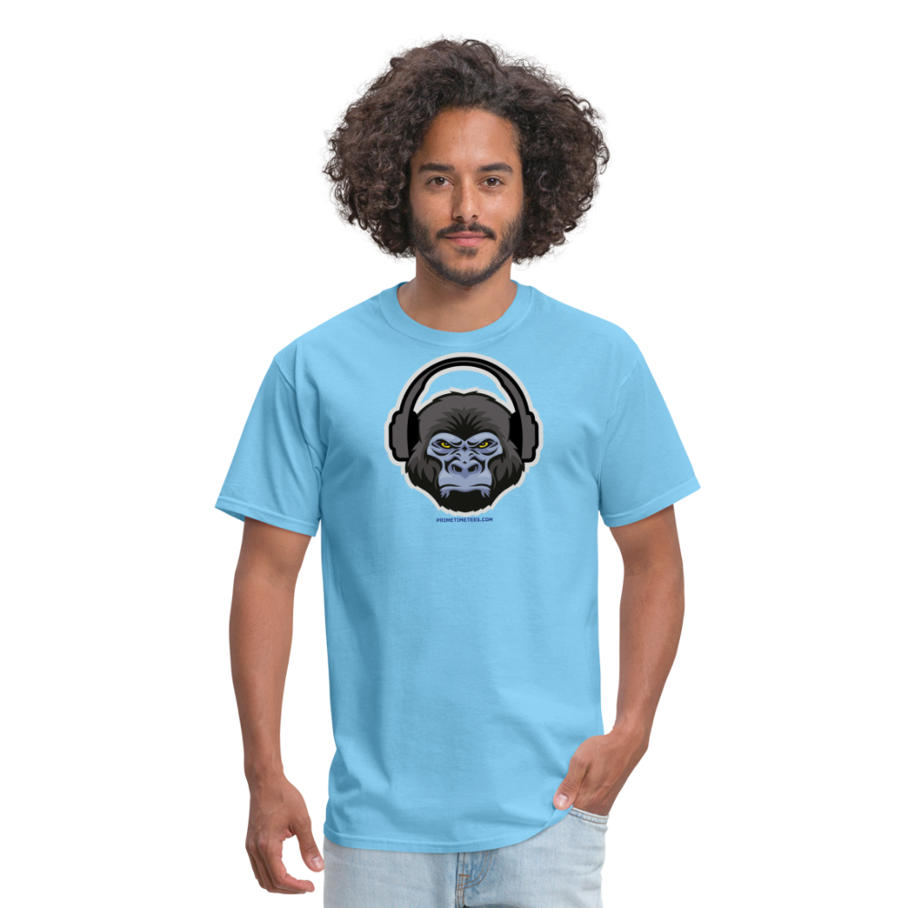 GORILLA HEADPHONES Unisex Classic T-Shirt - aquatic blue