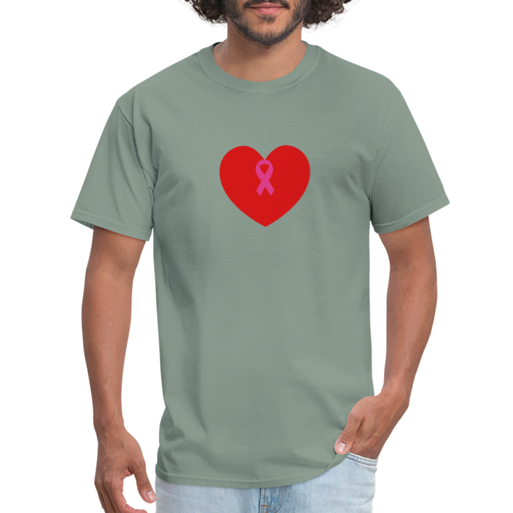 I HEART BOOBIES Unisex Classic T-Shirt - sage