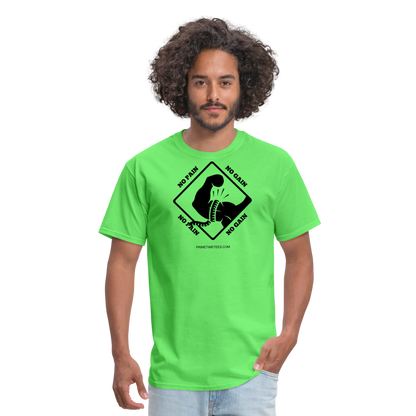 NO PAIN NO GAIN Unisex Classic T-Shirt - kiwi