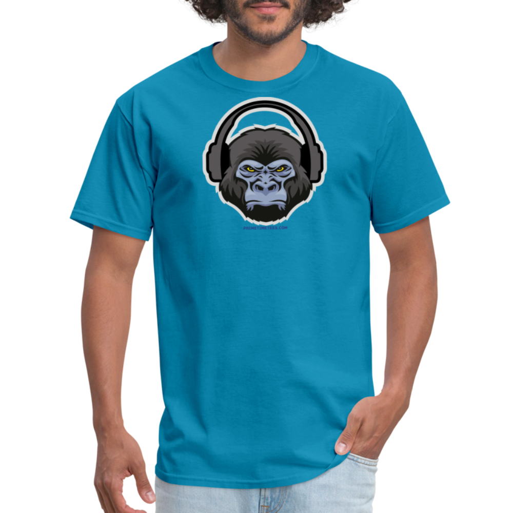 GORILLA HEADPHONES Unisex Classic T-Shirt - turquoise