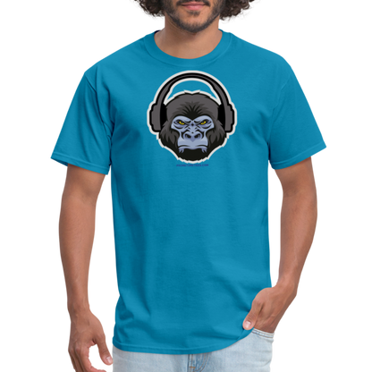 GORILLA HEADPHONES Unisex Classic T-Shirt - turquoise