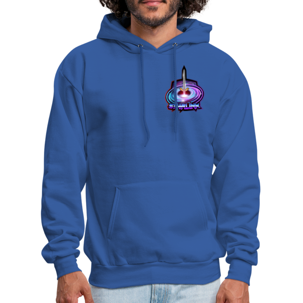 ST4RLINK Men's Hoodie Small Logo - royal blue