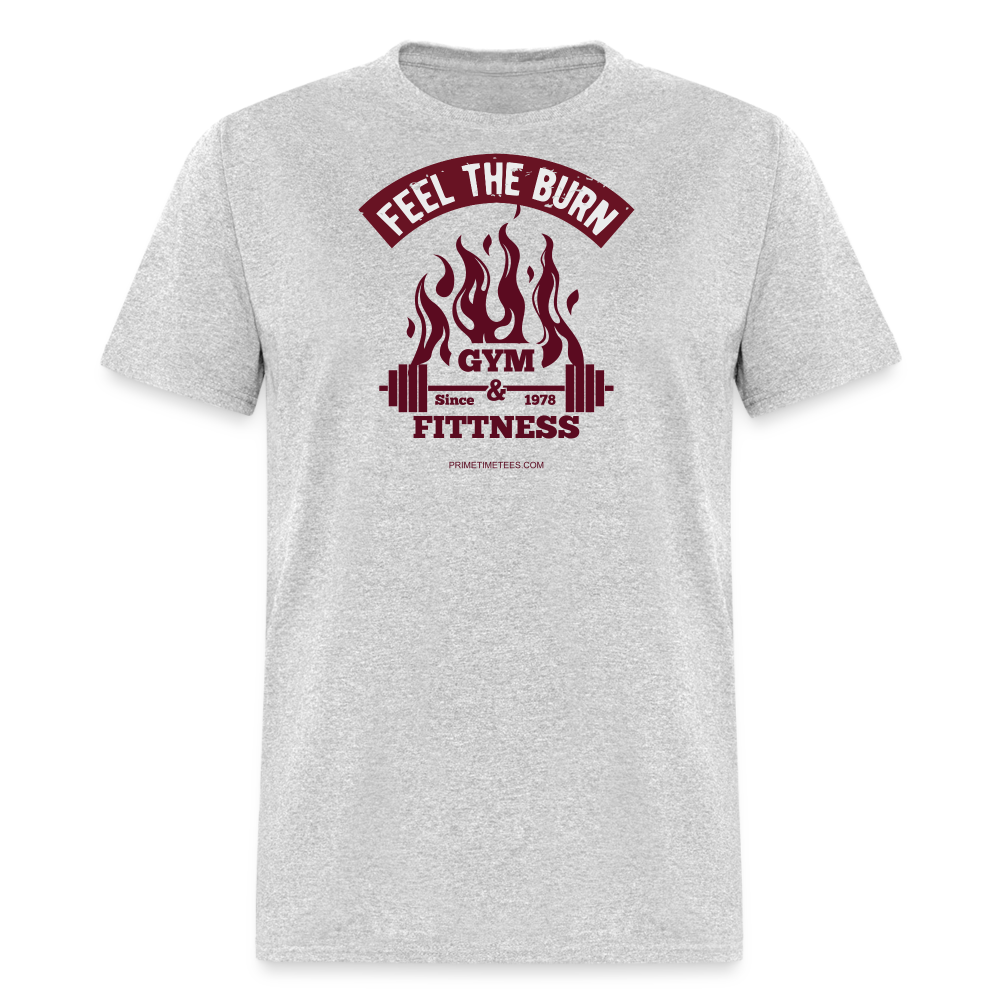 FEEL THE BURN Unisex Classic T-Shirt - heather gray