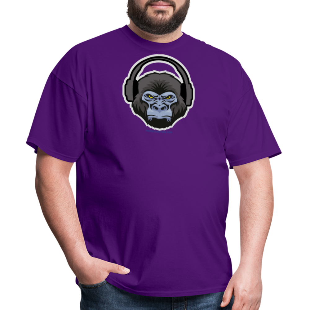 GORILLA HEADPHONES Unisex Classic T-Shirt - purple