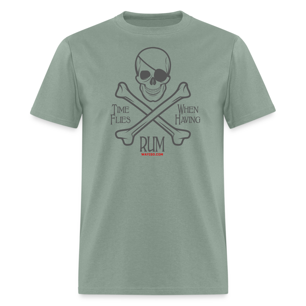 PIRATE RUM Unisex Classic T-Shirt 100% COTTON - sage