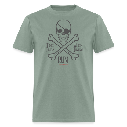 PIRATE RUM Unisex Classic T-Shirt 100% COTTON - sage