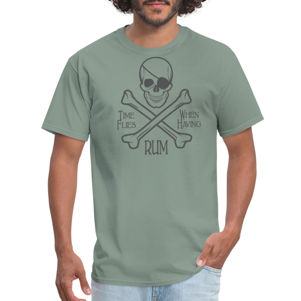 PIRATE RUM Unisex Classic T-Shirt 100% COTTON - sage