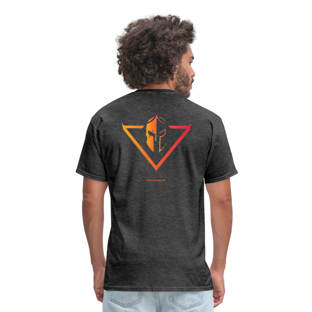 SPARTAN Triangle Large Back - heather black