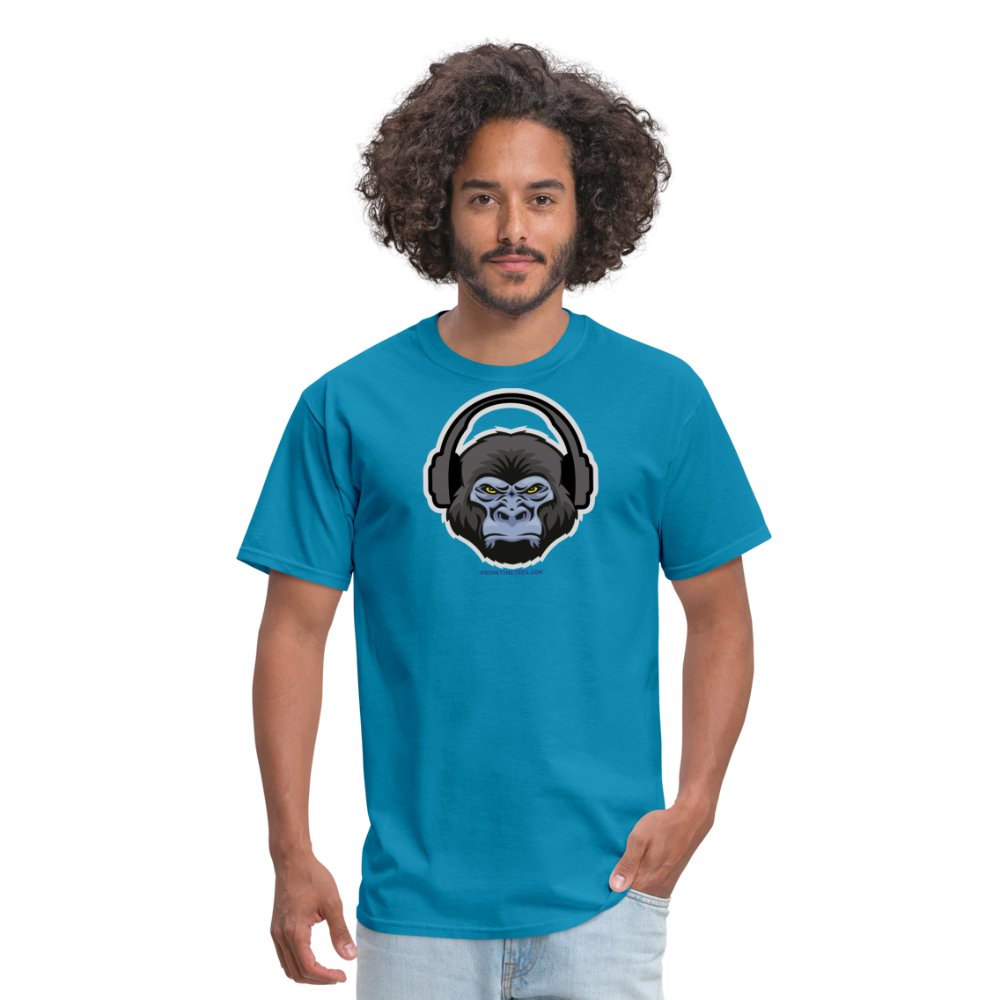 GORILLA HEADPHONES Unisex Classic T-Shirt - turquoise