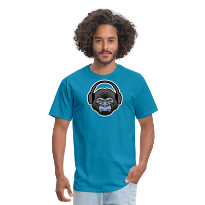 GORILLA HEADPHONES Unisex Classic T-Shirt - turquoise