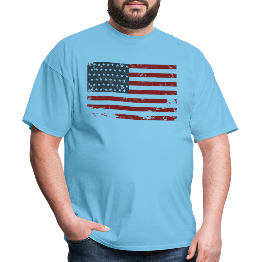 US FLAG - aquatic blue