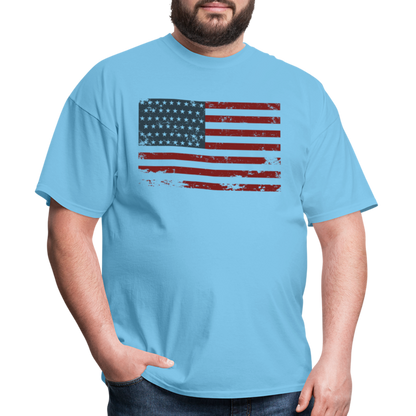 US FLAG - aquatic blue