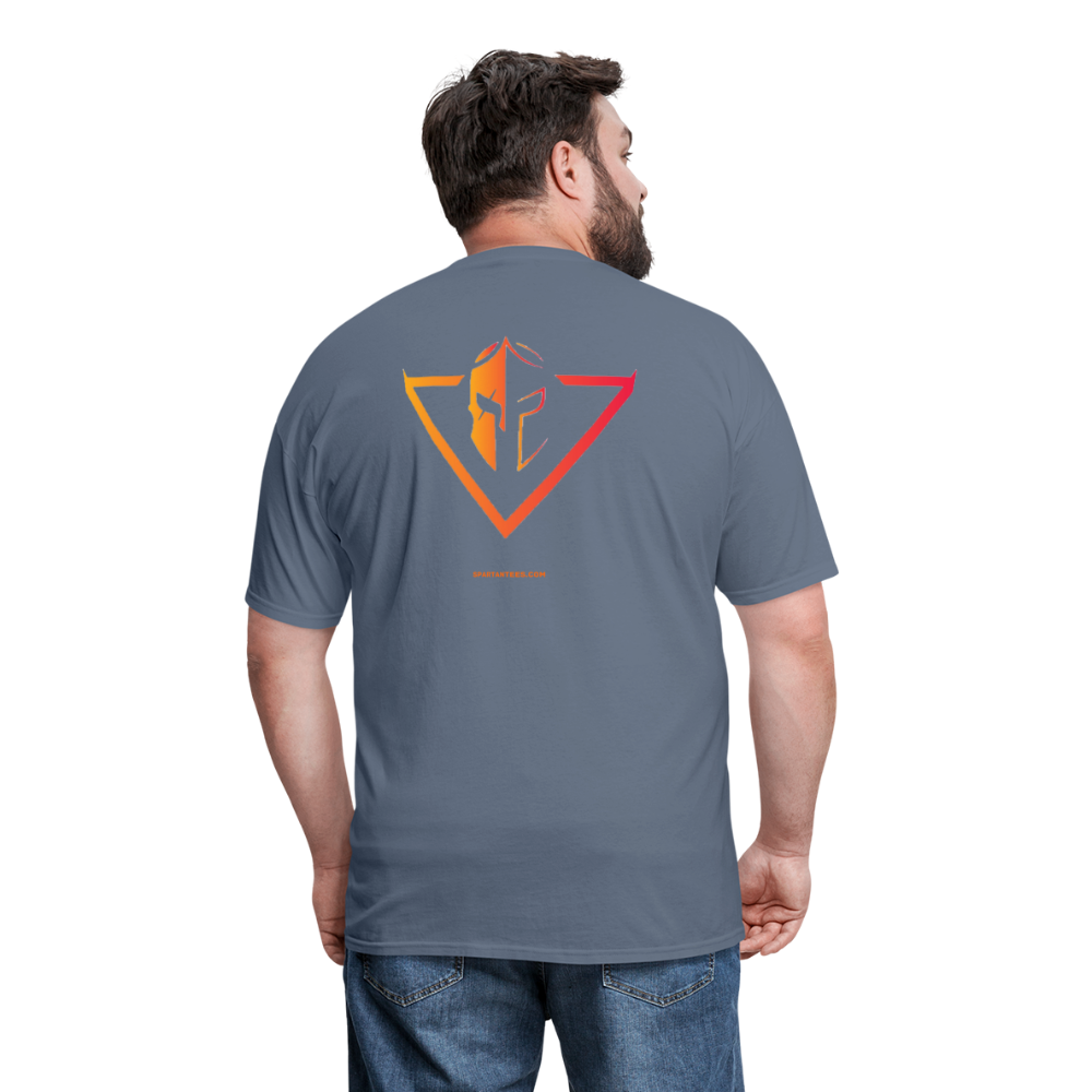 SPARTAN Triangle Large Back - denim