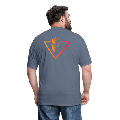 SPARTAN Triangle Large Back - denim