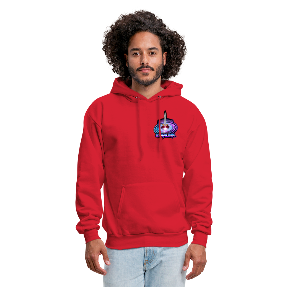 ST4RLINK Men's Hoodie Small Logo - red