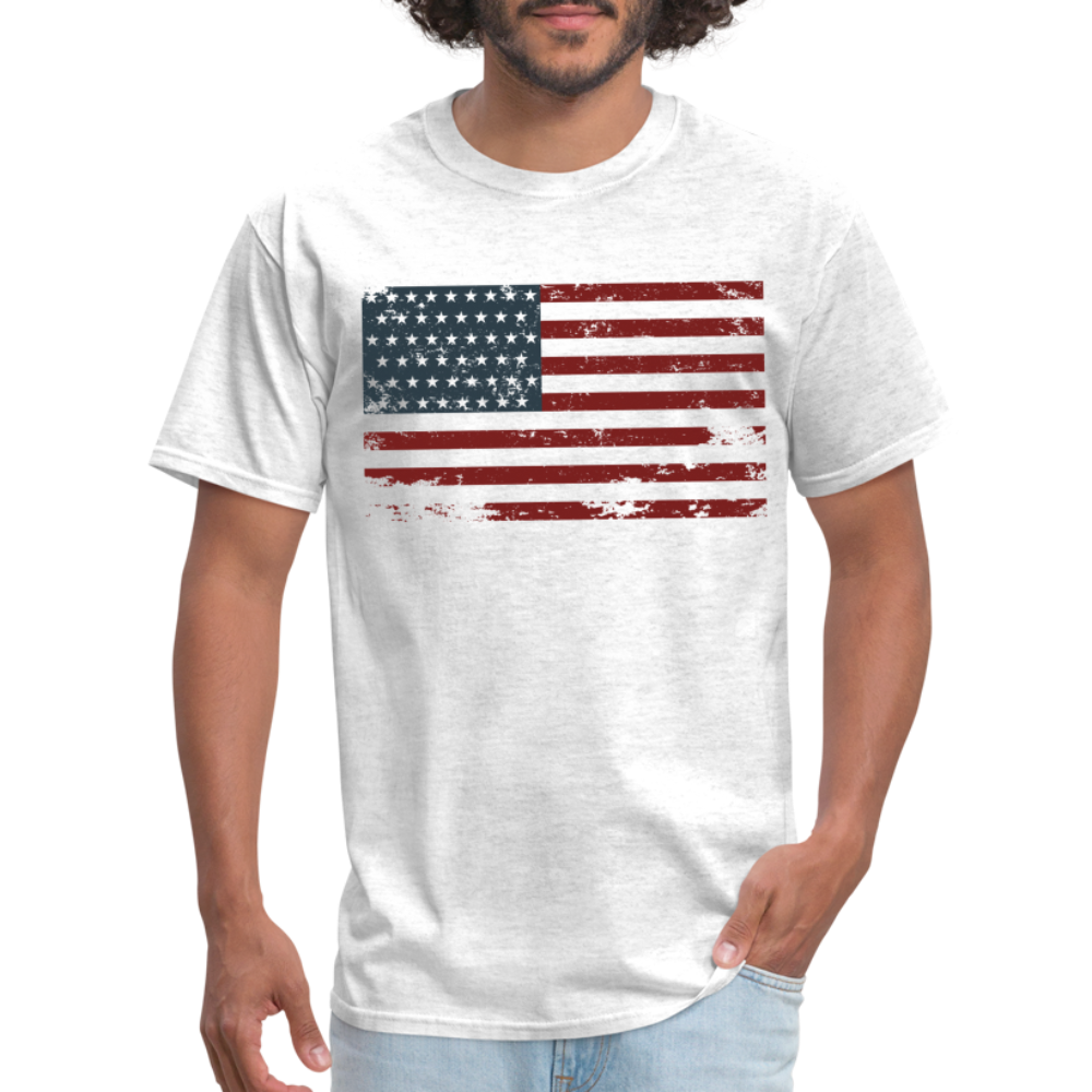 US FLAG - light heather gray