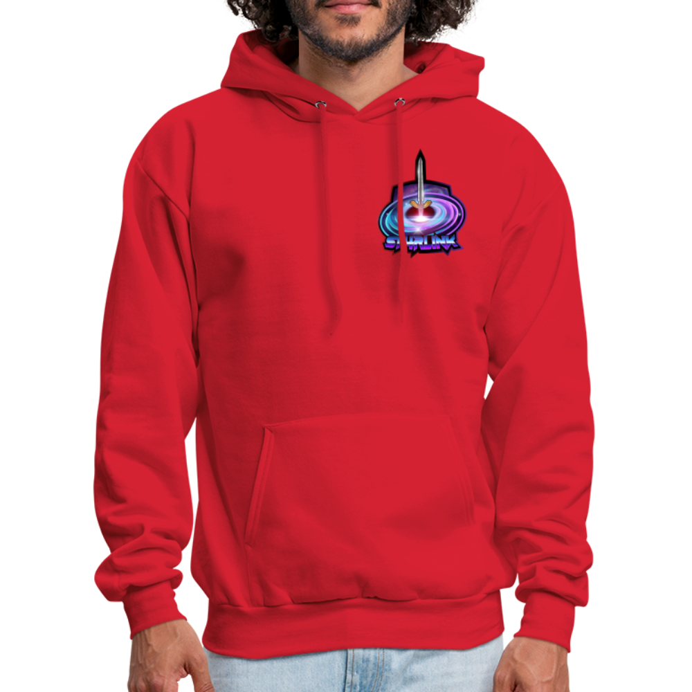 ST4RLINK Men's Hoodie Small Logo - red