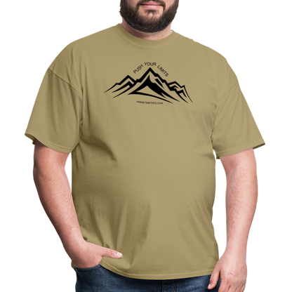 PUSH YOUR LIMITS Unisex Classic T-Shirt - khaki