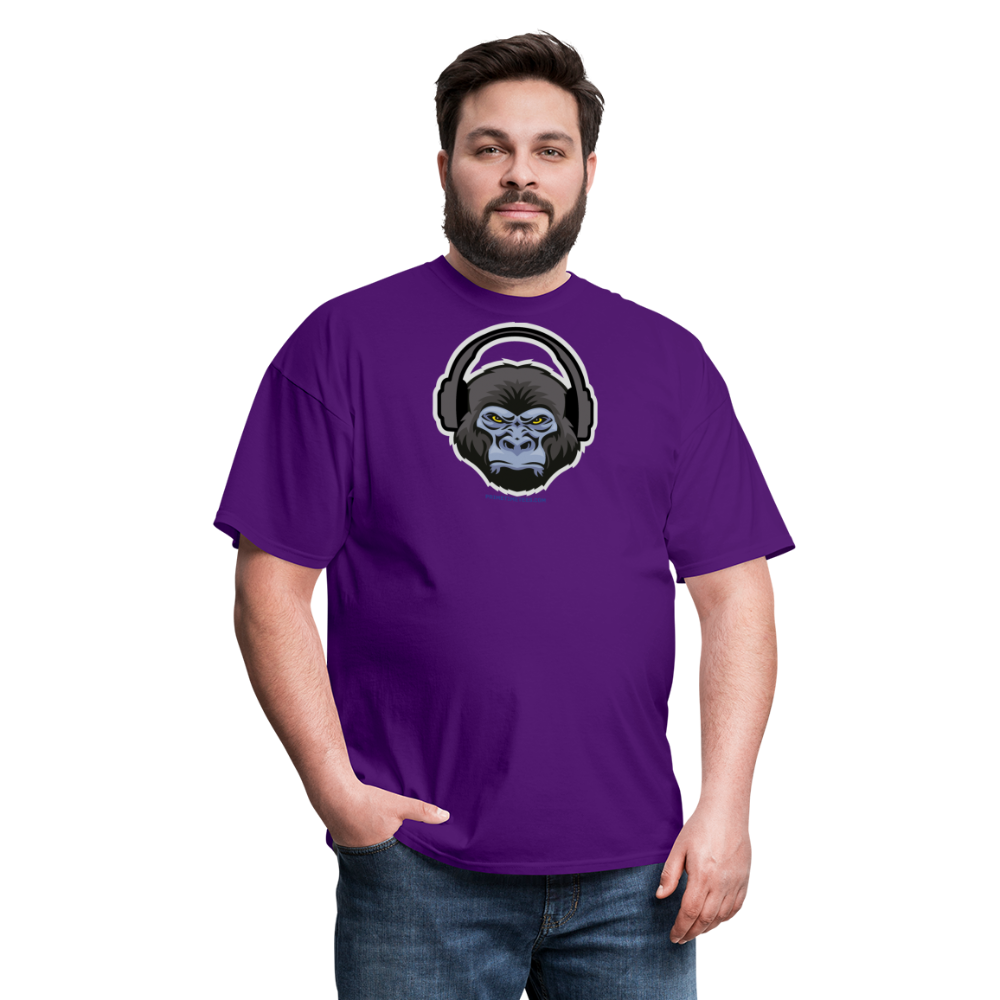 GORILLA HEADPHONES Unisex Classic T-Shirt - purple