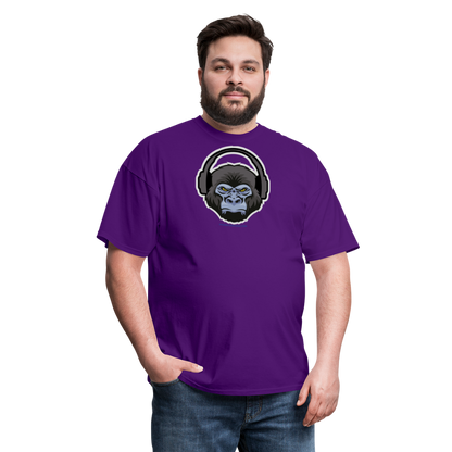 GORILLA HEADPHONES Unisex Classic T-Shirt - purple