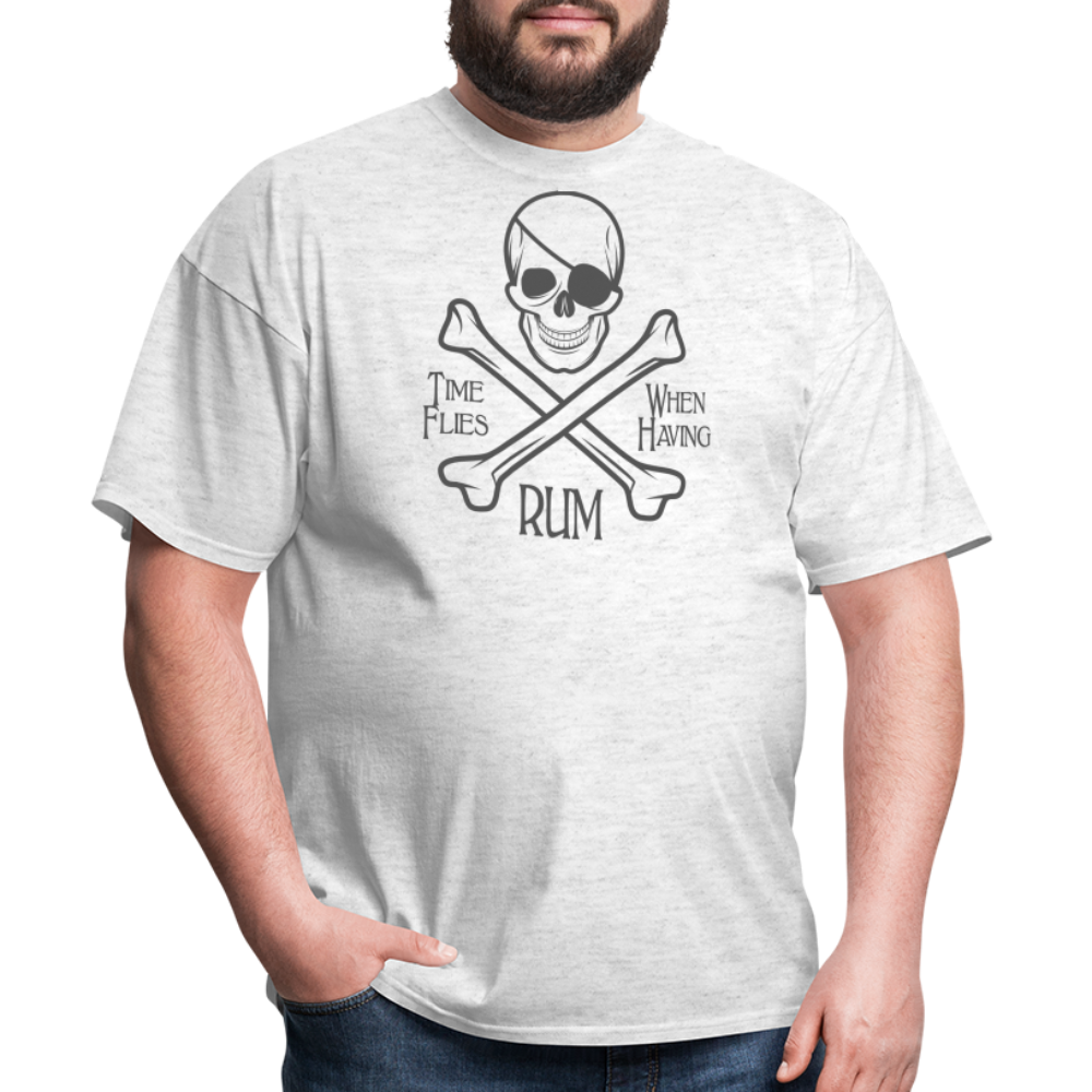 PIRATE RUM Unisex Classic T-Shirt 100% COTTON - light heather gray