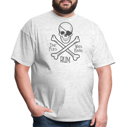 PIRATE RUM Unisex Classic T-Shirt 100% COTTON - light heather gray