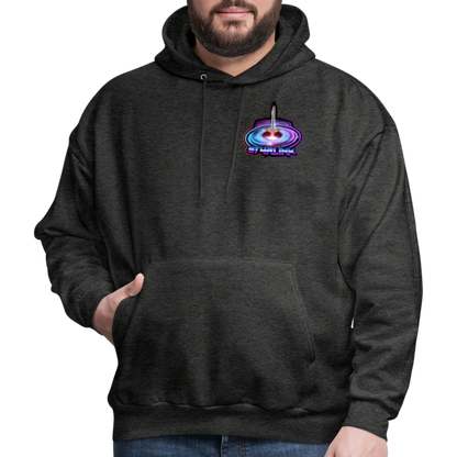 ST4RLINK Men's Hoodie Small Logo - charcoal grey