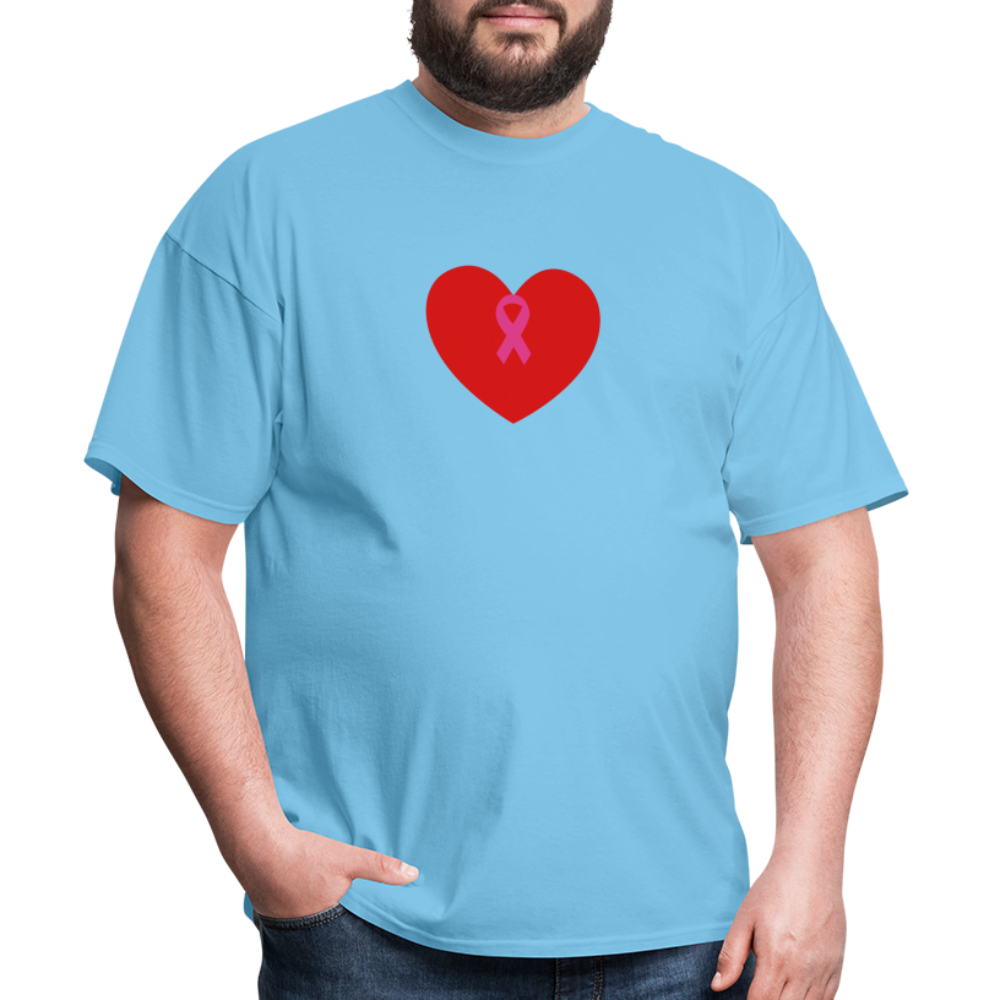 I HEART BOOBIES Unisex Classic T-Shirt - aquatic blue