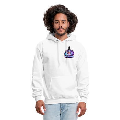 ST4RLINK Men's Hoodie Small Logo - white