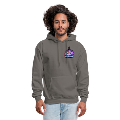 ST4RLINK Men's Hoodie Small Logo - asphalt gray