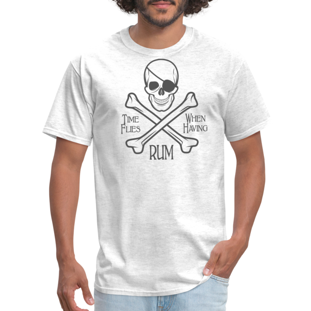 PIRATE RUM Unisex Classic T-Shirt 100% COTTON - light heather gray