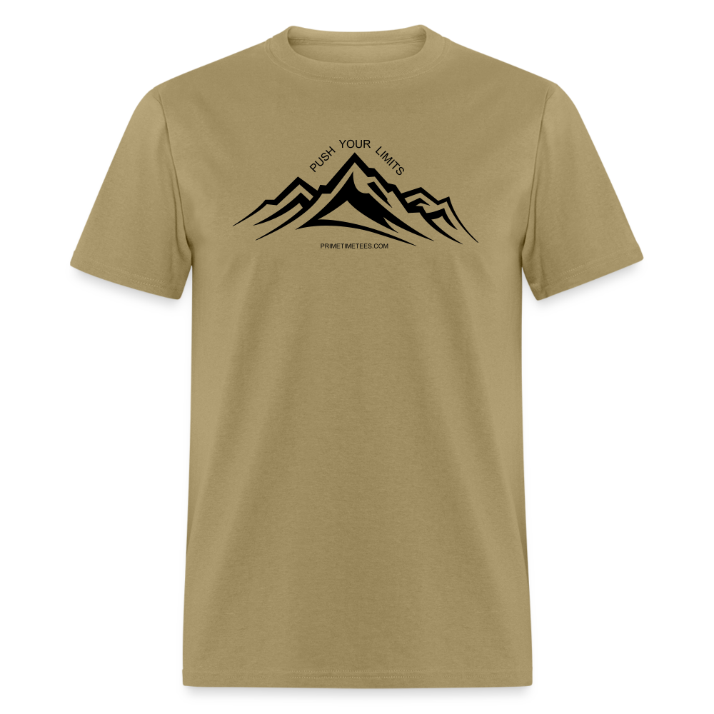 PUSH YOUR LIMITS Unisex Classic T-Shirt - khaki