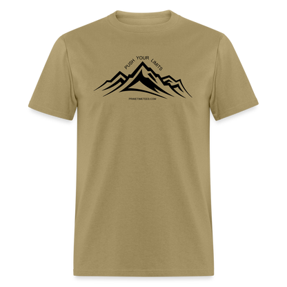 PUSH YOUR LIMITS Unisex Classic T-Shirt - khaki