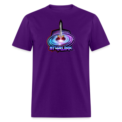 ST4RLINK Cotton T-Shirt - purple