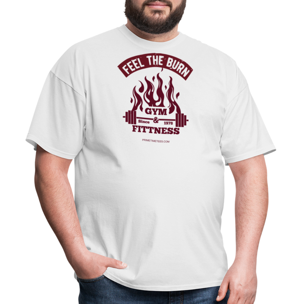 FEEL THE BURN Unisex Classic T-Shirt - white