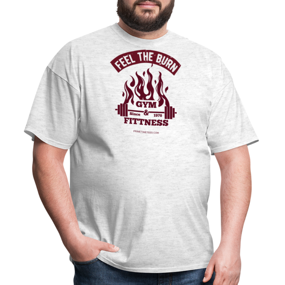 FEEL THE BURN Unisex Classic T-Shirt - light heather gray