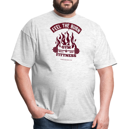 FEEL THE BURN Unisex Classic T-Shirt - light heather gray