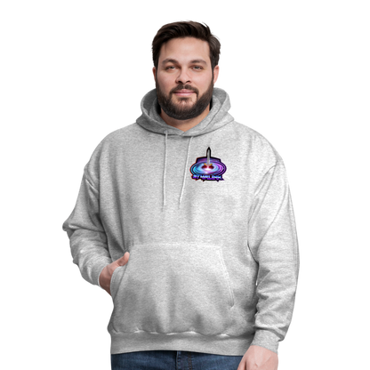 ST4RLINK Men's Hoodie Small Logo - heather gray