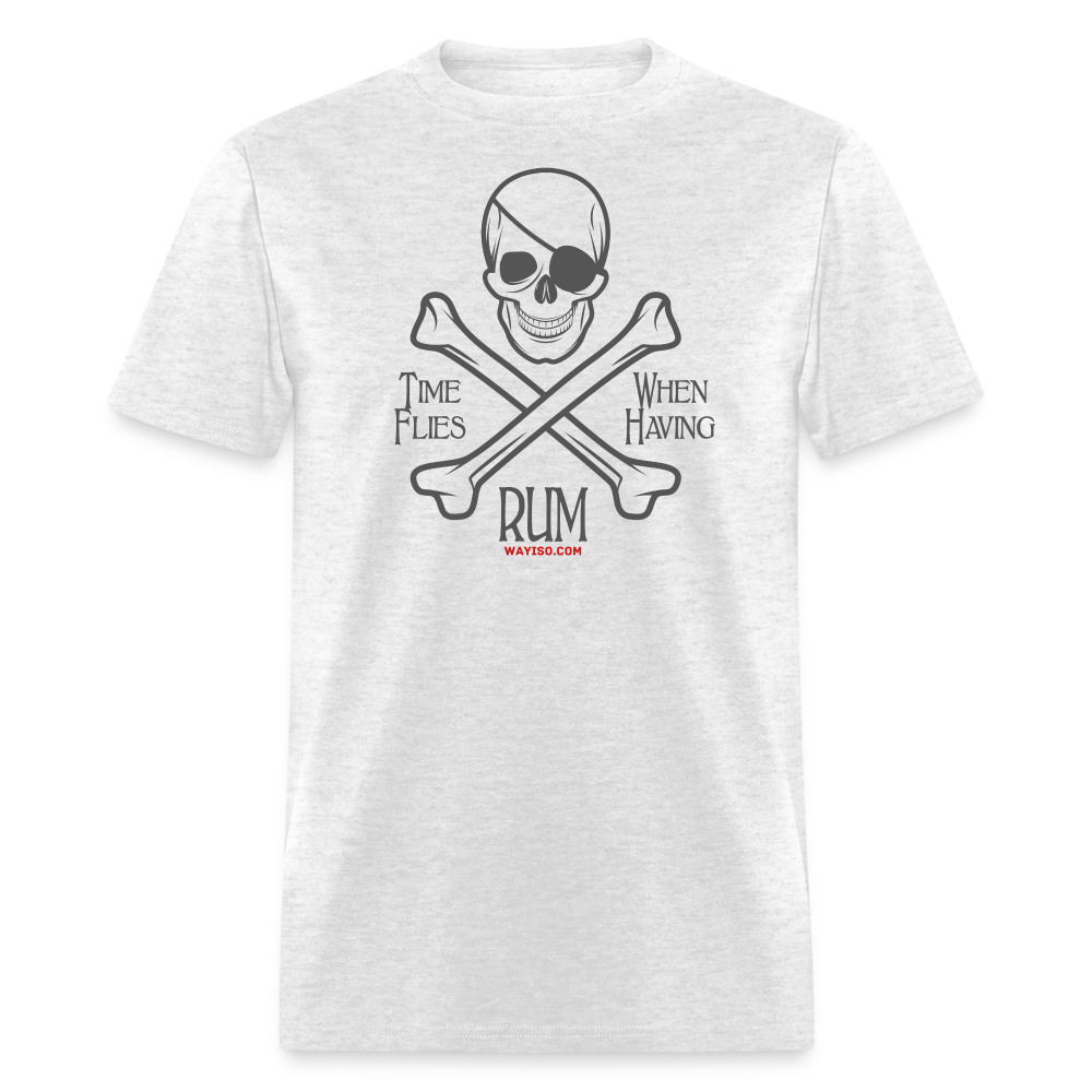 PIRATE RUM Unisex Classic T-Shirt 100% COTTON - light heather gray